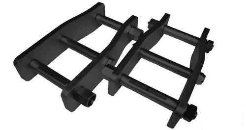 Ford Ranger Px1 2011 - 2015, Ford Ranger Px2 2015 - 2018, Ford Ranger Px3 2018 On - Extended Greasable Shackle Pair (Gsextfrt6)