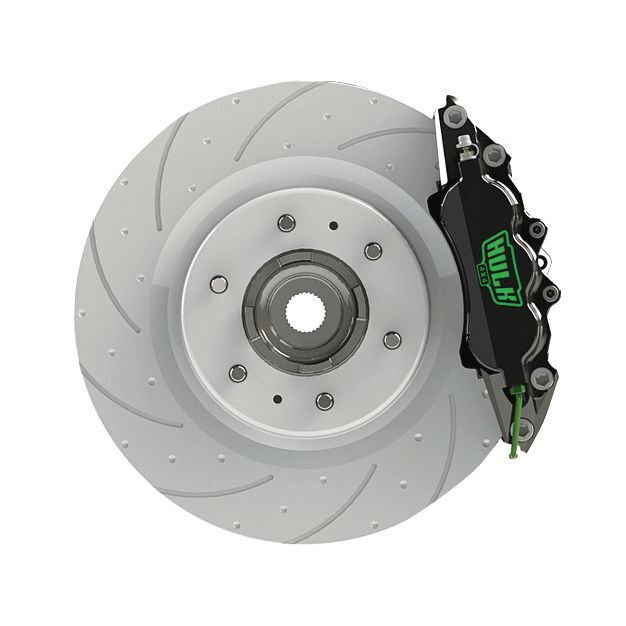 Holden Rg Colorado Big Front Brake Upgrade Kit (External Slip-On Hat Floating Rotor)