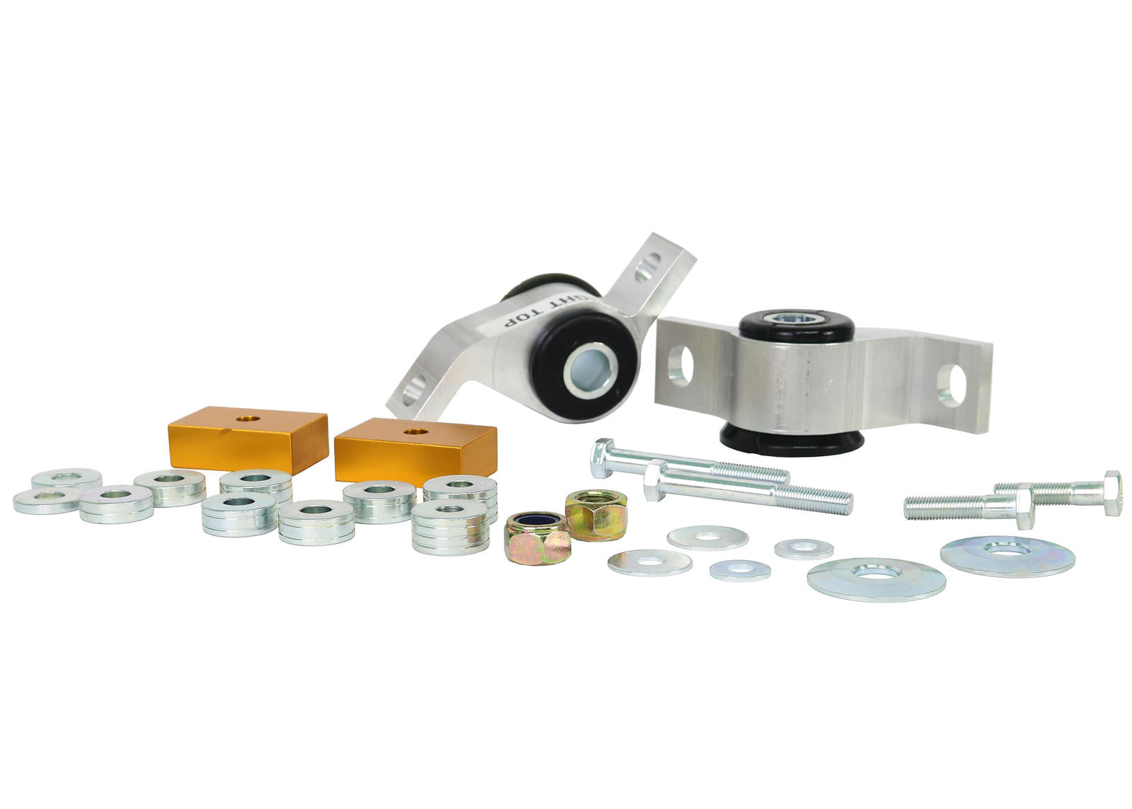 Front Lower Inner Rear Bushings Offset Caster & Anti Lift to Suit GD Subaru Impreza incl WRX/STi