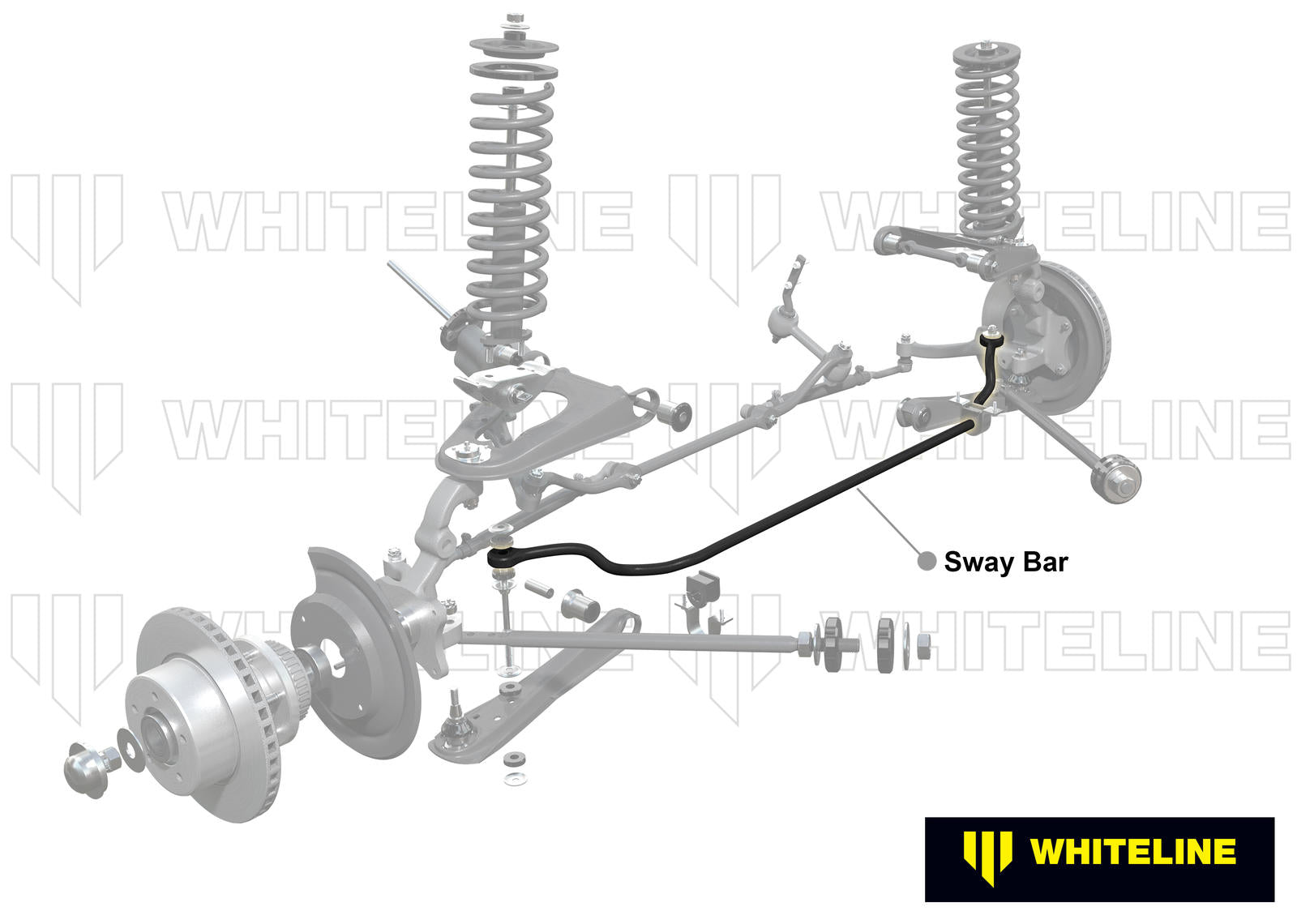 Ford 1969-1972 Falcon Xw Xy Whiteline Sway Bar 27mm