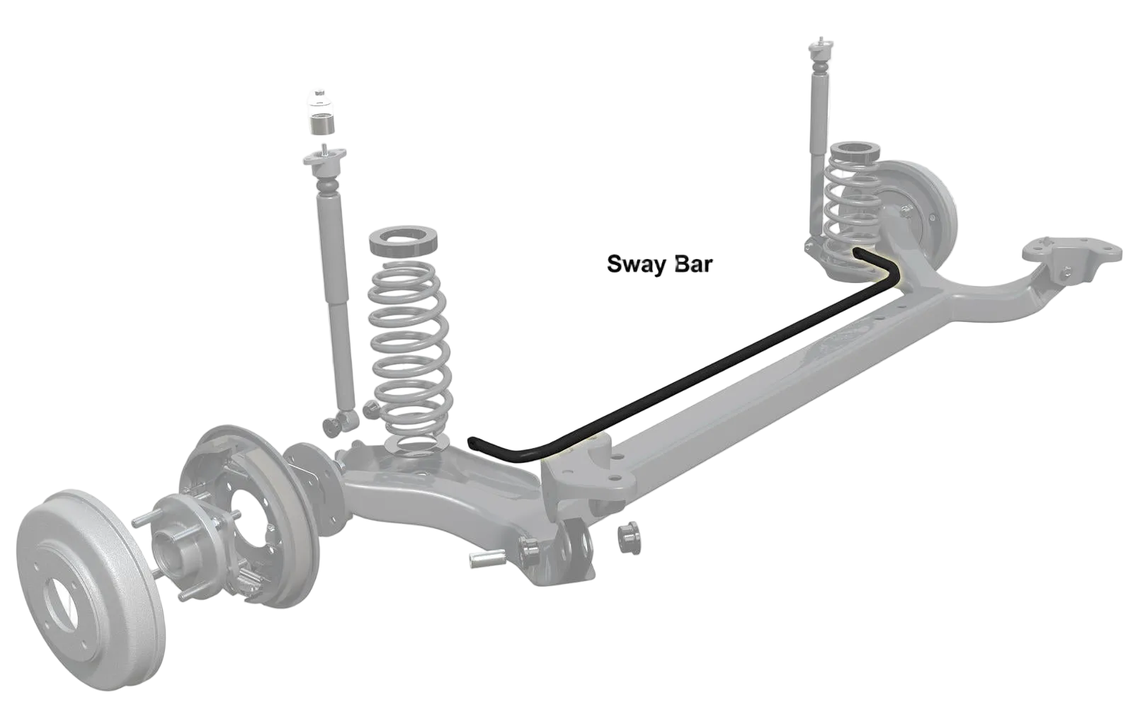 Rear Sway Bar - 24mm 4 Point Adjustable to Suit Holden Astra TS, AH and Zafira TT