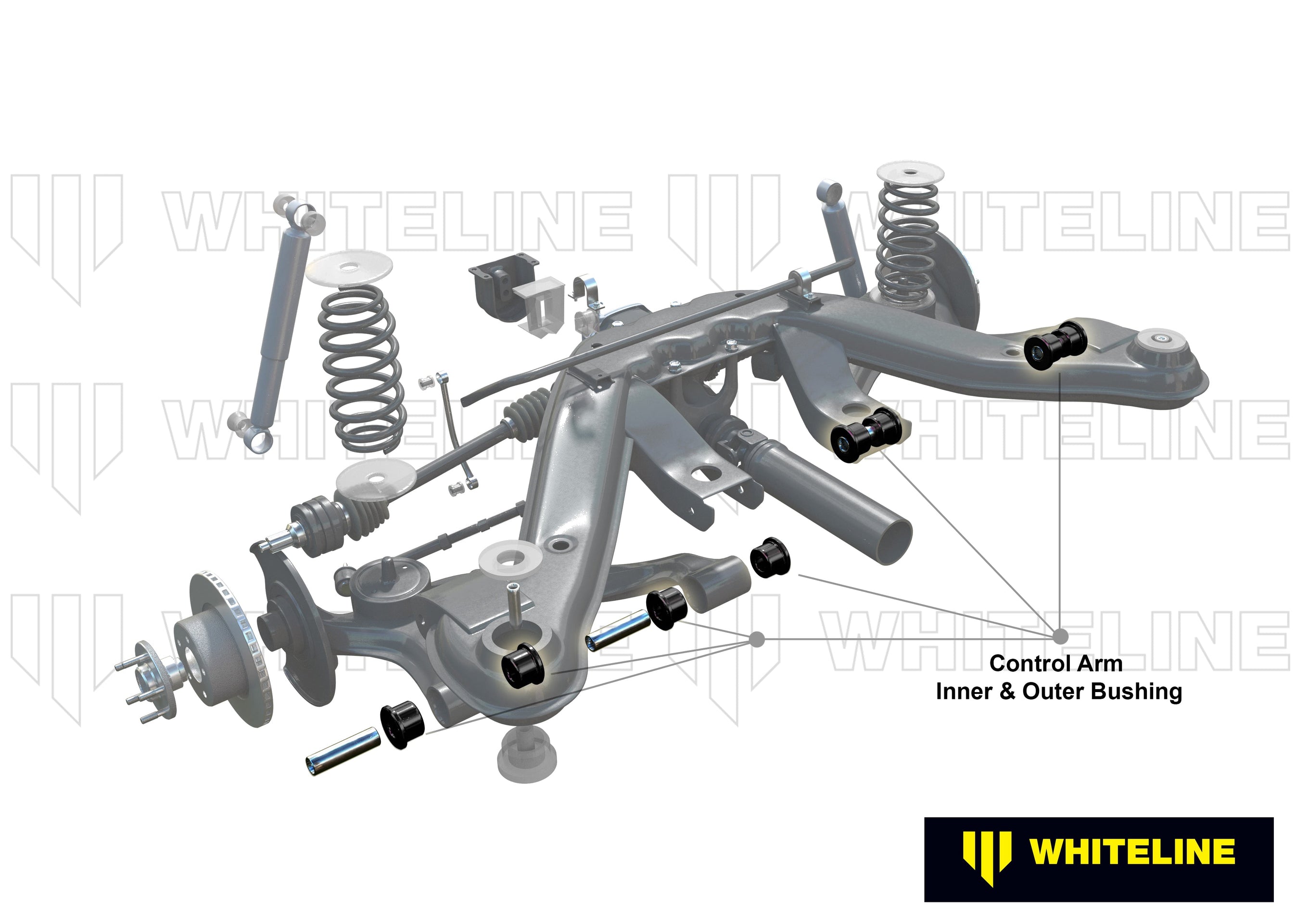 Rear Camber/Toe Kit - Single/2 Bolt Design 2deg To Suit Holden Commodore Vn-Vx And Hsv (W63366)