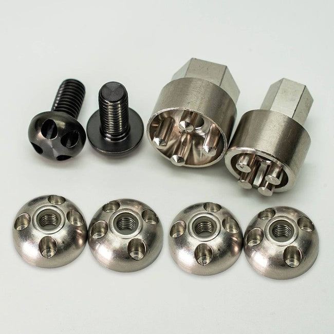 Viper Light Bar Dual Row End Mount Anti-Theft Kit - Pair