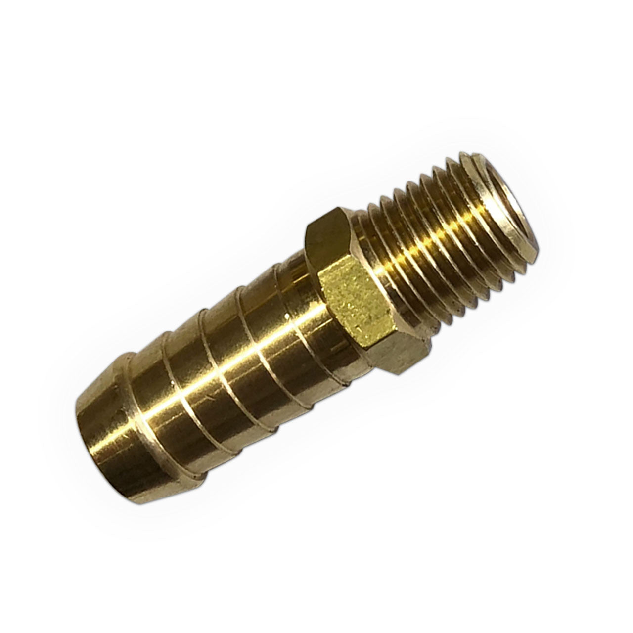 Fuel Manager Brass Fitting ¼ NPT Thread 1/2" Tail 02NP.30804