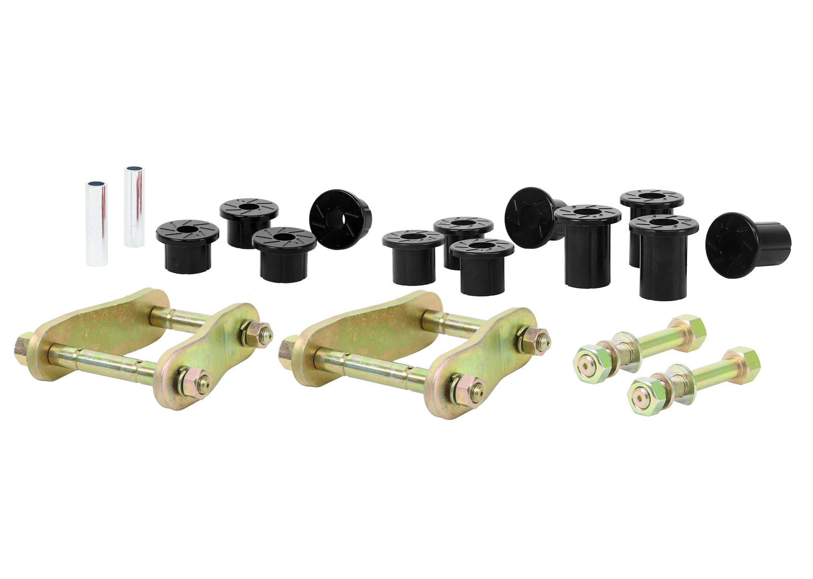 Rear Spring Bushing And Greaseable Shackle & Pin Kit Whiteline