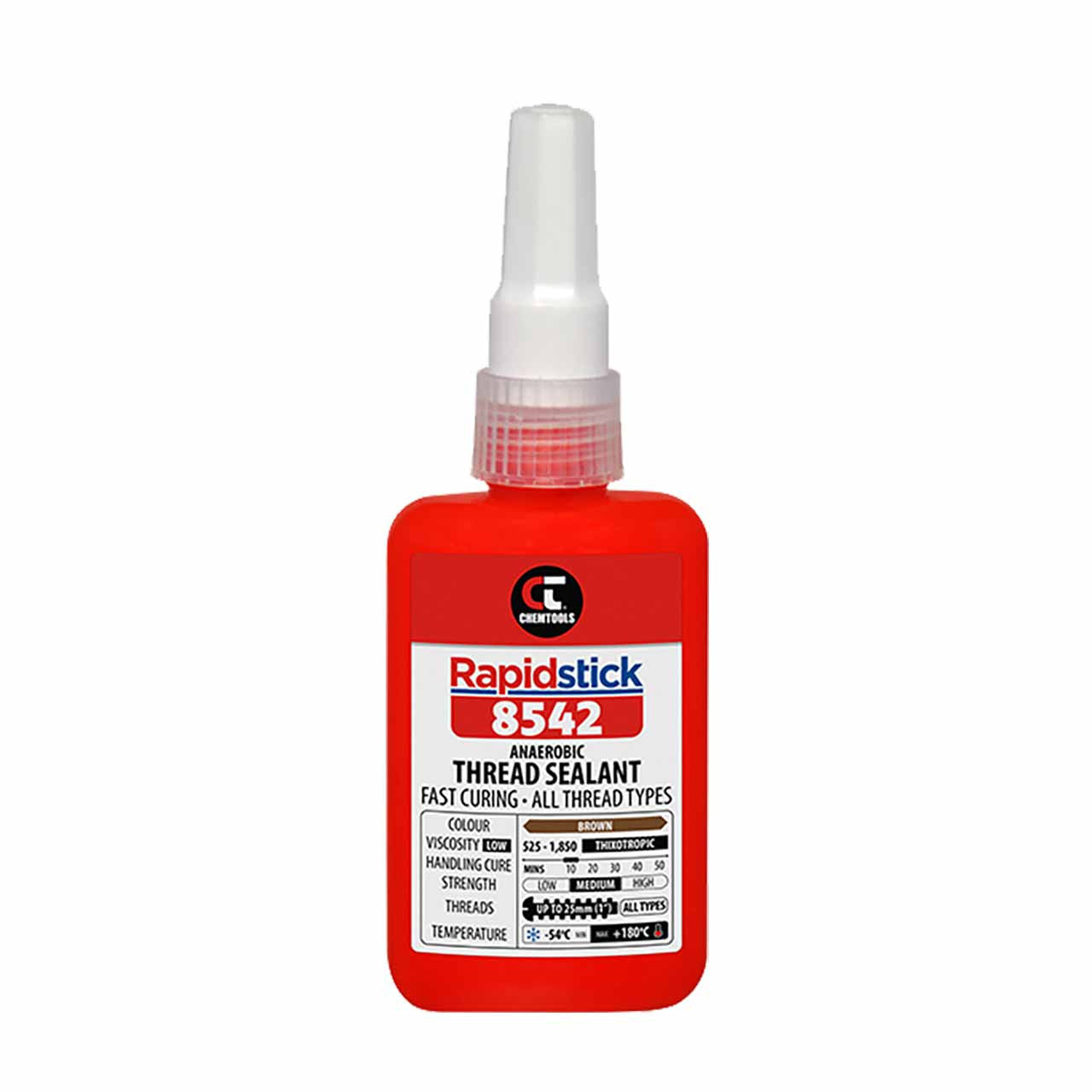 Chemtools Rapidstick 8542-50 Thread Sealant 50ml (Fast Curing, All Thread Types)