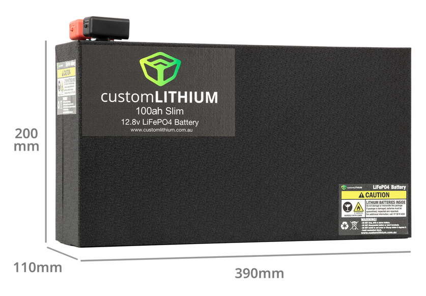 Slim Lithium Battery 100AH