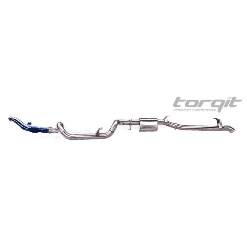 3.5" Turbo Back Exhaust - Louder option - Toyota - 79 Series 4.5L V8 TD Single Cab 03/2007 - 07/2016