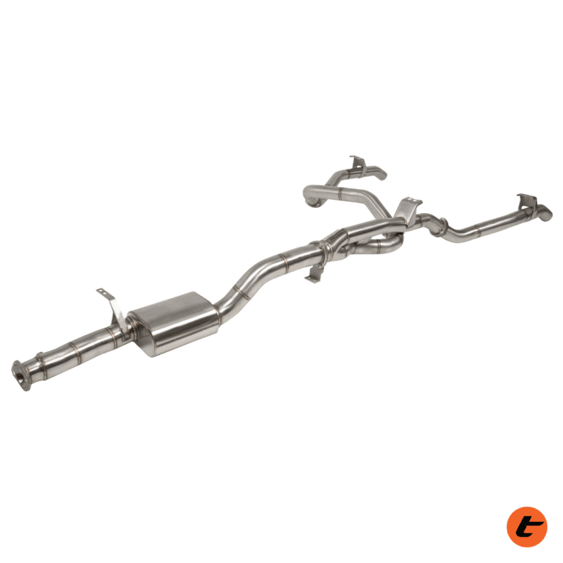 3.5" DPF Back Exhaust Twin 3" L/R Exit - Toyota - 79 Series 4.5L V8 TD Single Cab DPF 08/2016