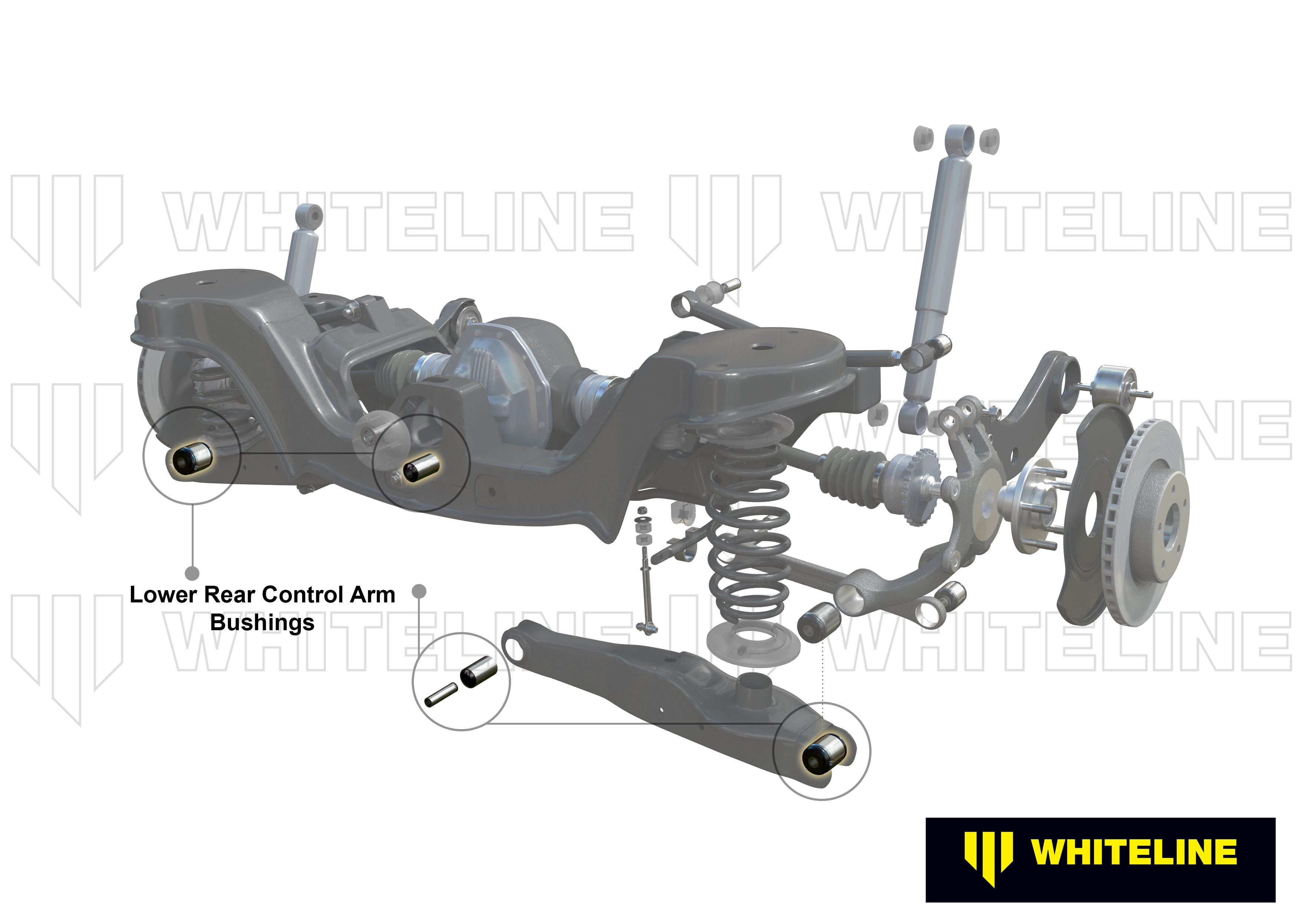 Rear Control Arm Lower Rear - Bushing Kit To Suit Mazda Cx-5 Ke, Kf And Mazda6 Gj,Gl (W63600)