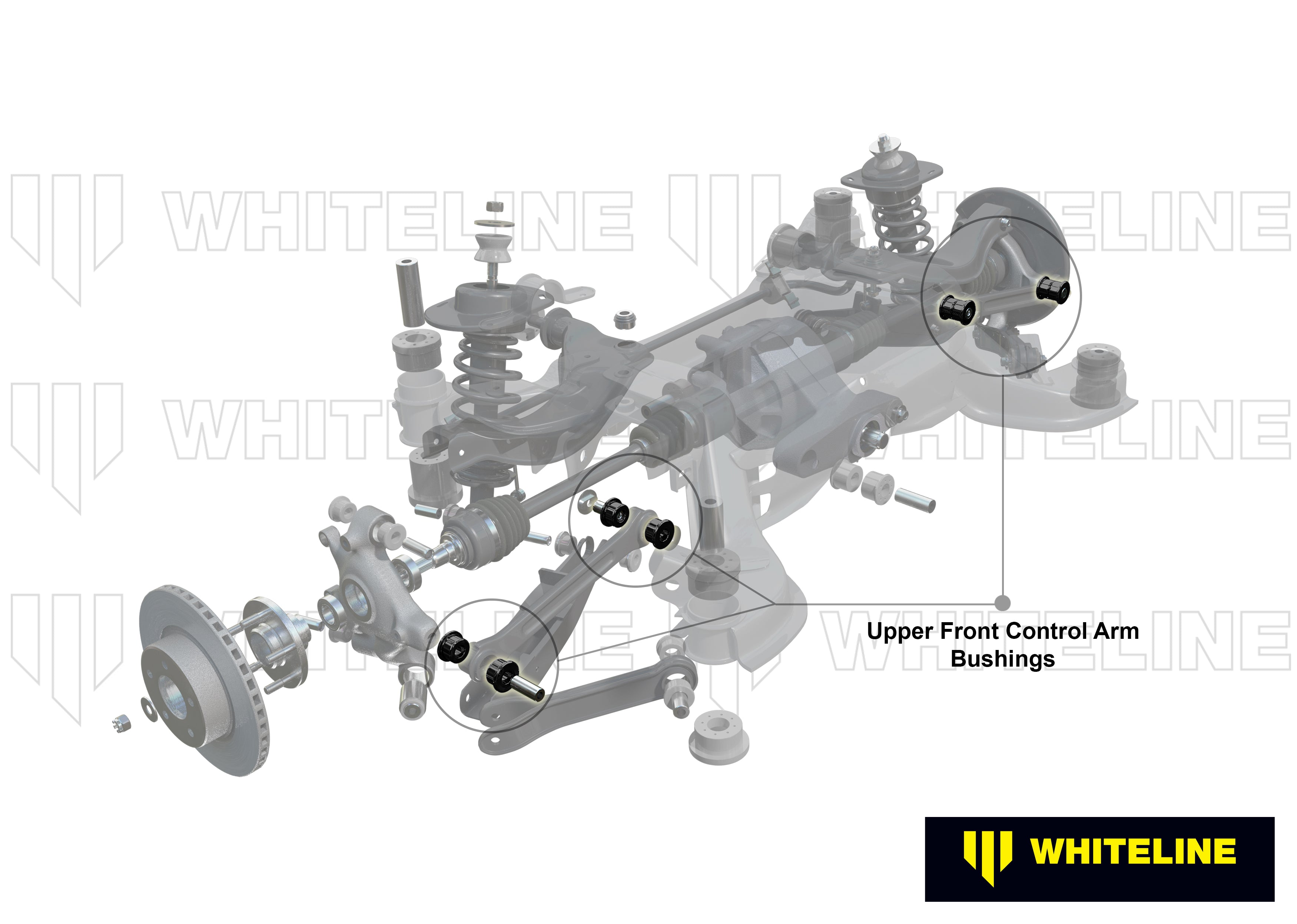 Rear Control Arm Upper Front - Bushing Kit to Suit Land Rover Discovery and Range Rover Sport (W63424)