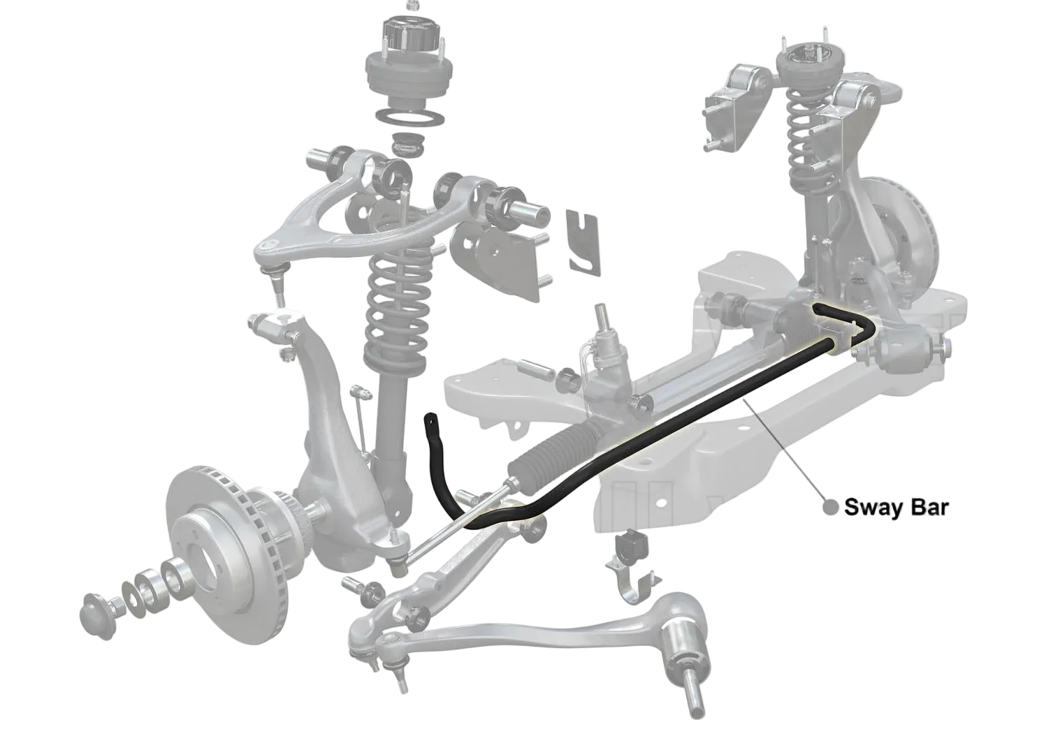 Front Sway Bar - 30mm Non Adjustable to Suit Ford Territory SX, SY Awd