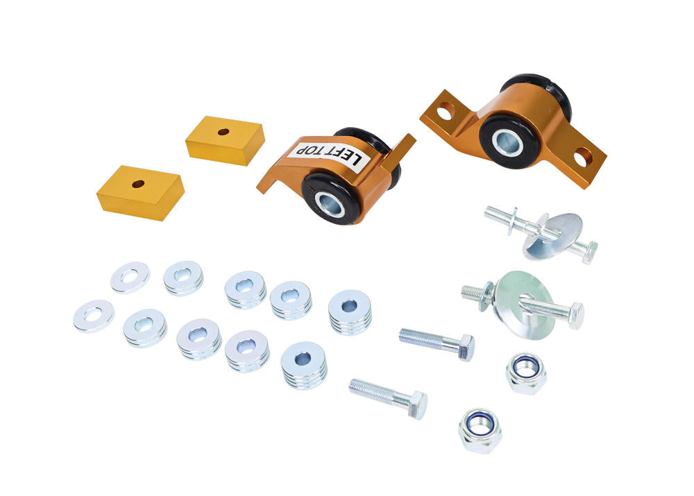 Front Lower Inner Rear Bushings Offset Caster & Anti Lift to Suit GD Subaru Impreza incl WRX/STi