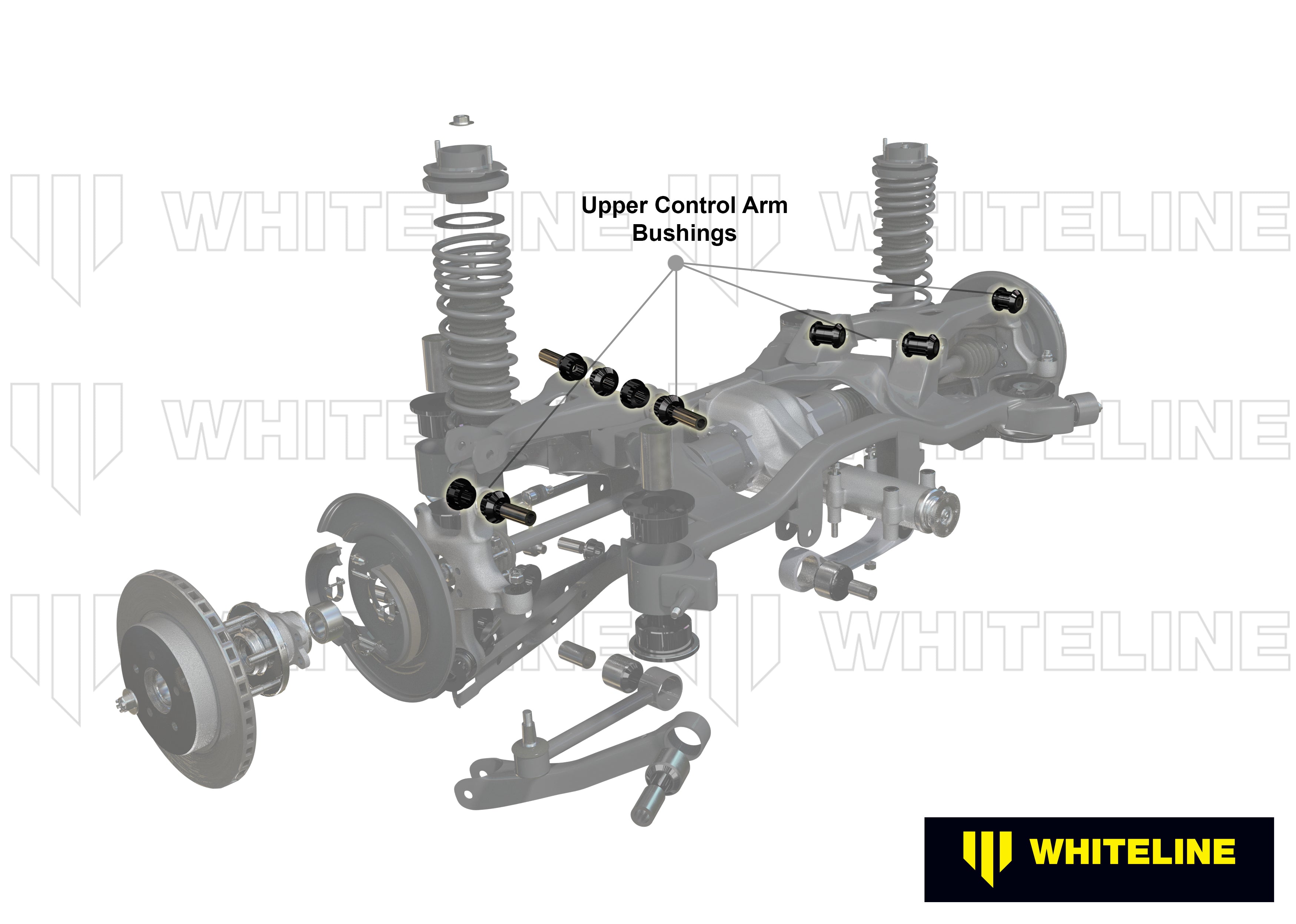 Rear Control Arm Upper - Bushing Kit to Suit Nissan Dualis, Juke, X-Trail and Renault Kangoo, Koleos (W63485)