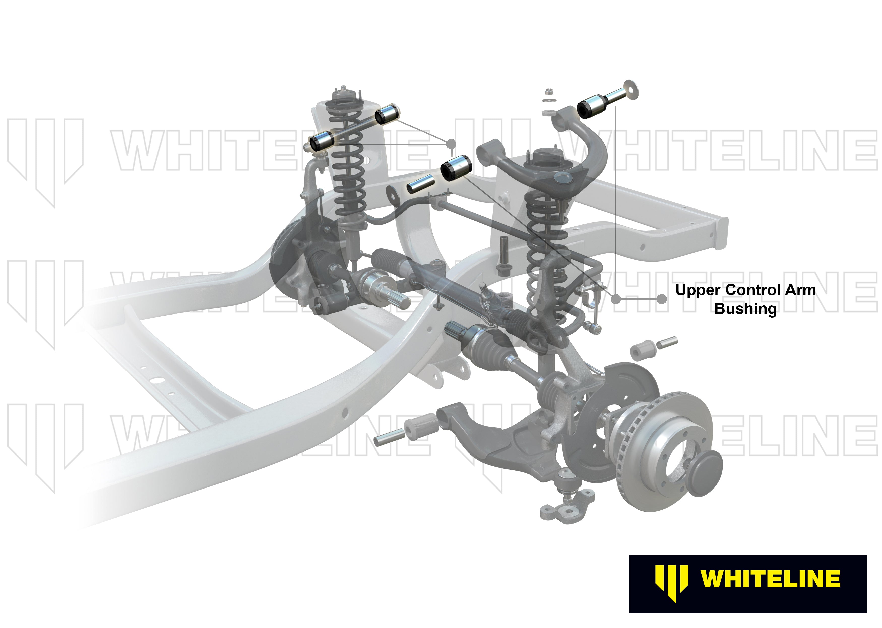 Front Control Arm Upper - Bushing Kit to Suit Ford Ranger PJ, PK and Mazda BT-50 UN 2wd/4wd (W53652)