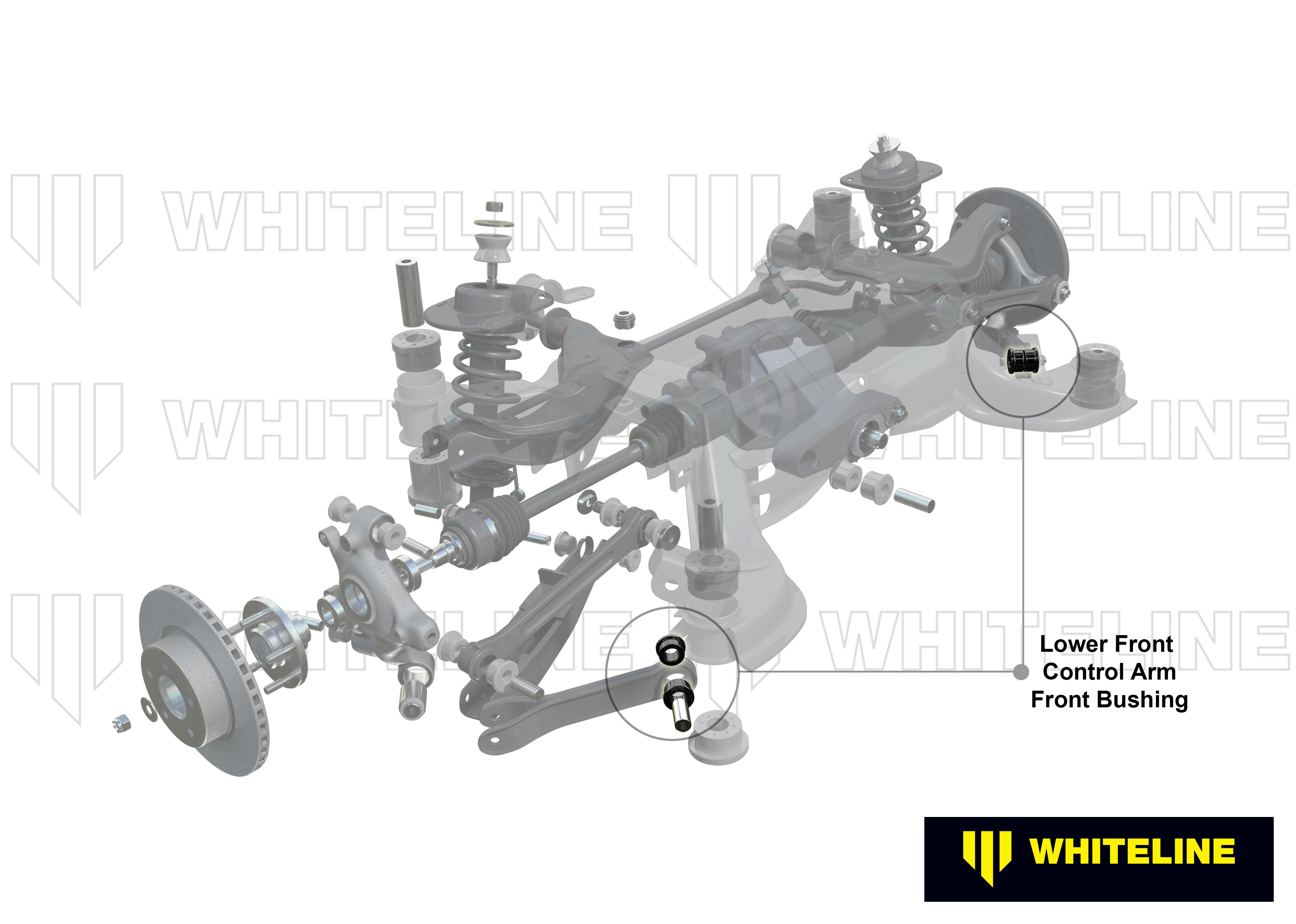 Rear Control Arm Lower Front - Inner Bushing Kit to Suit BMW 1, 2, 3 and 4 Series (W63592)