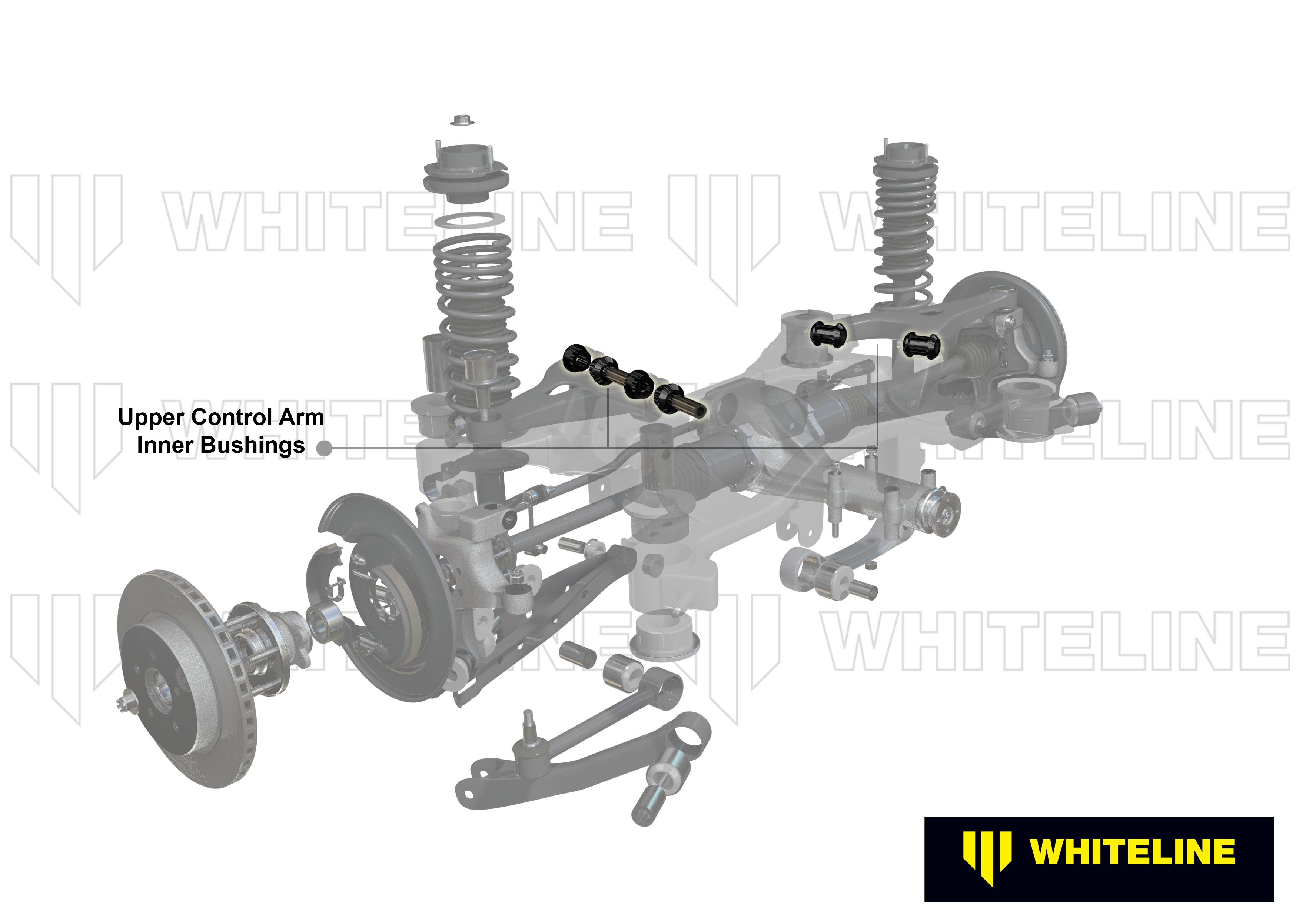 Rear Control Arm Upper Rear - Inner Bushing Kit Double Offset to Suit Nissan 180SX, 200SX, 300ZX and Skyline (W62544)