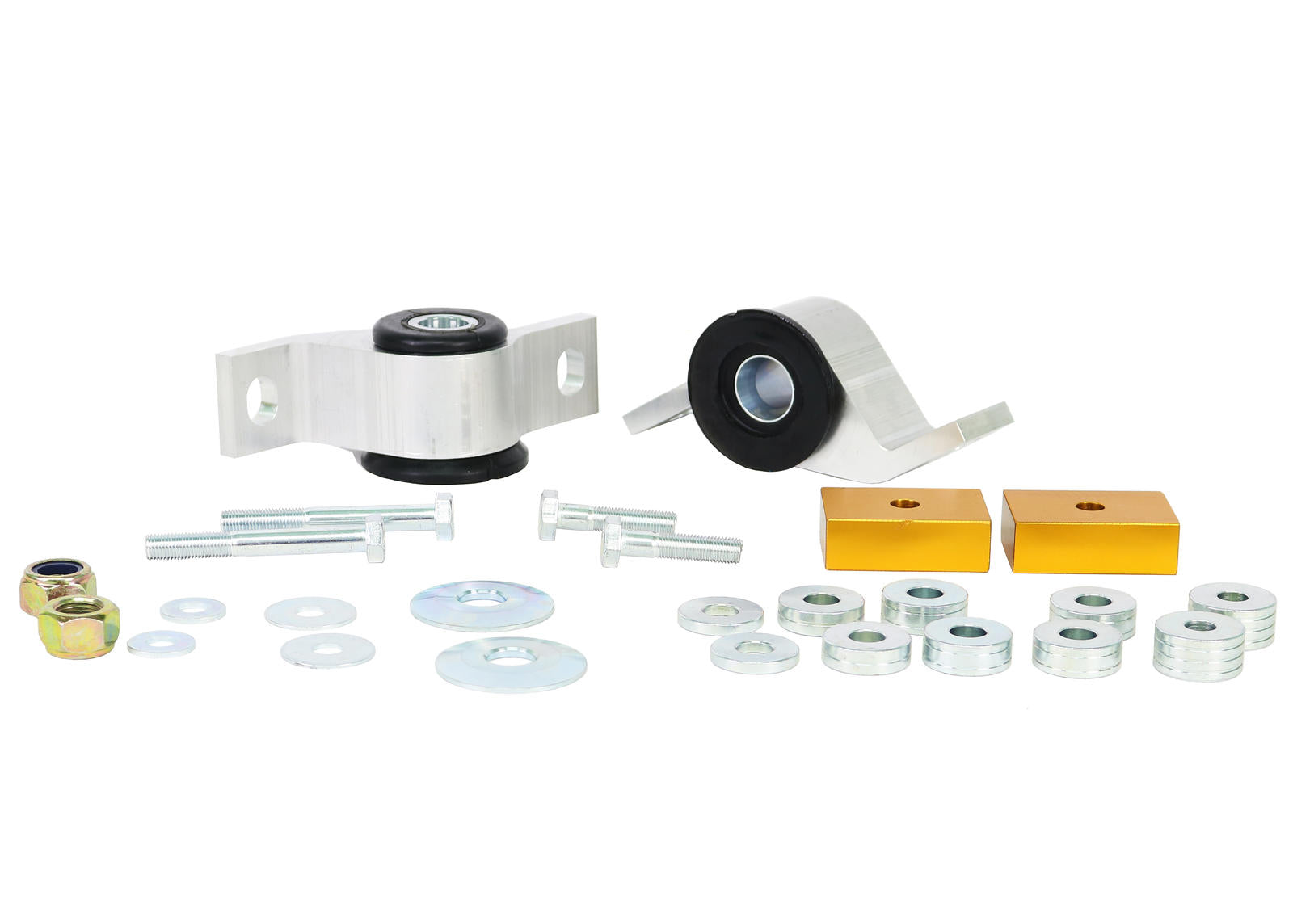 Front Lower Inner Rear Bushings Offset Caster & Anti Lift to Suit GD Subaru Impreza incl WRX/STi