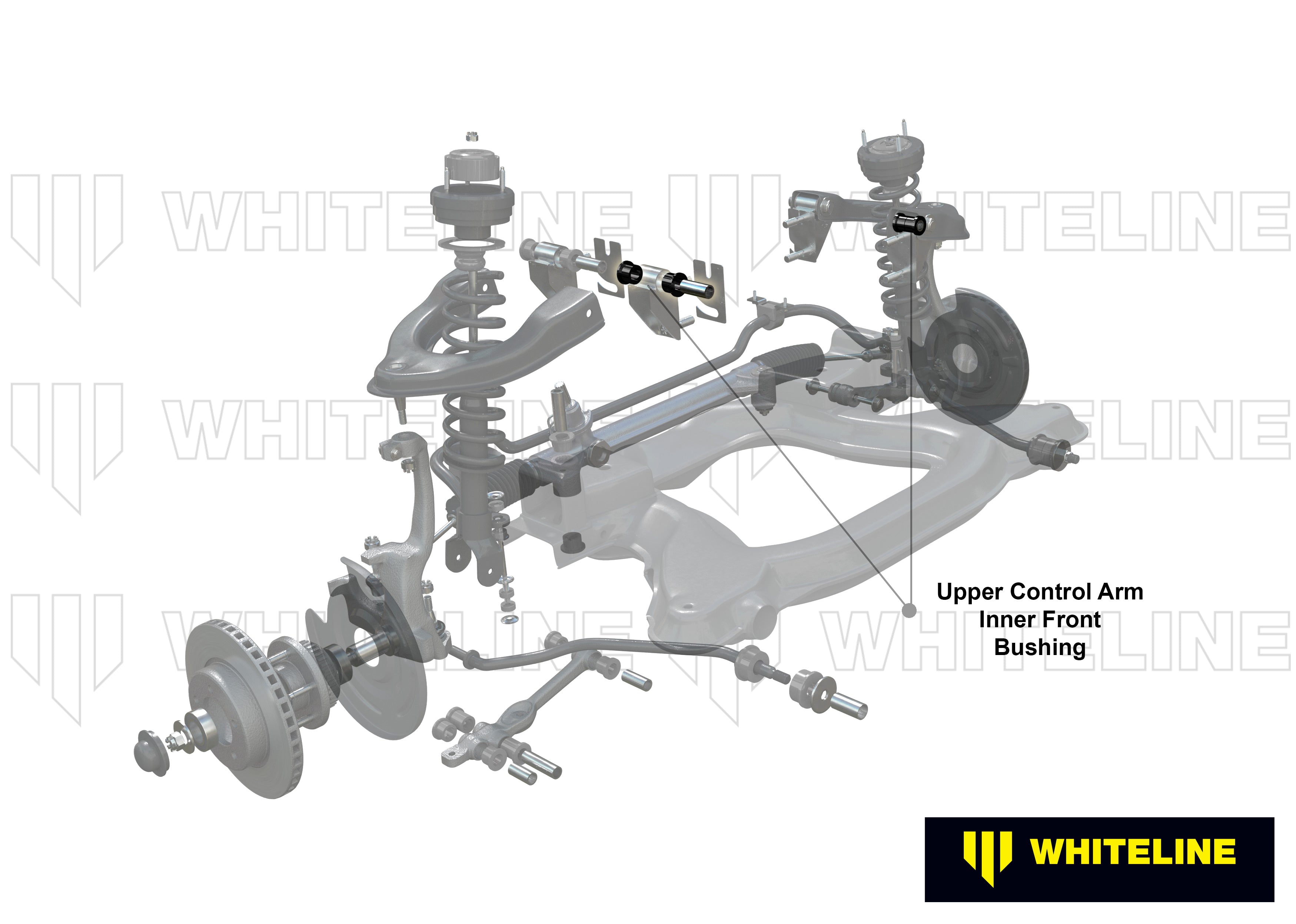 Front Control Arm Upper - Inner Front Bushing Kit to Suit Toyota HiLux, 4Runner and HiAce (W51690)