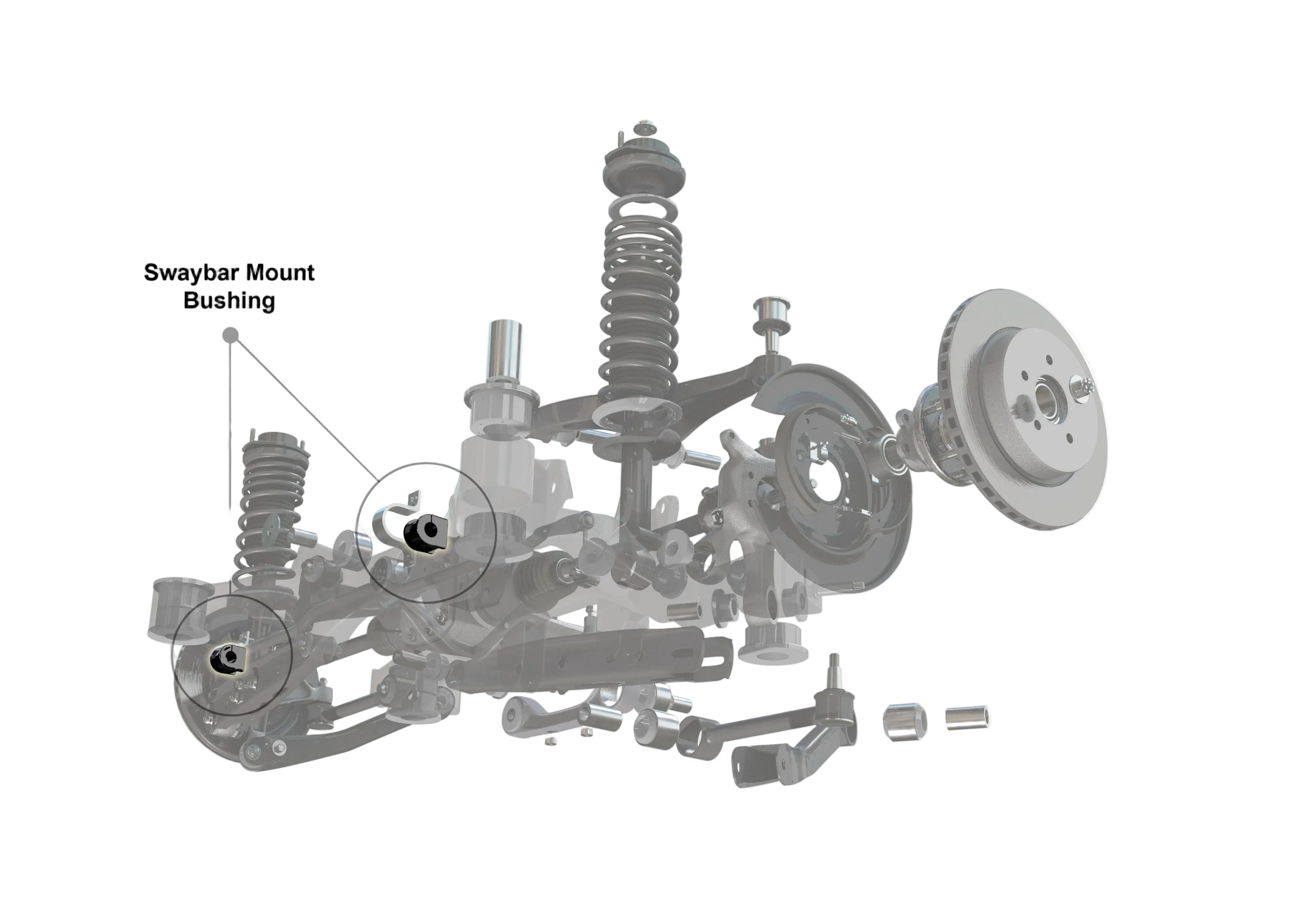 Sway Bar Bushing Service Kit (20mm) Subaru XV (KSK001-20)