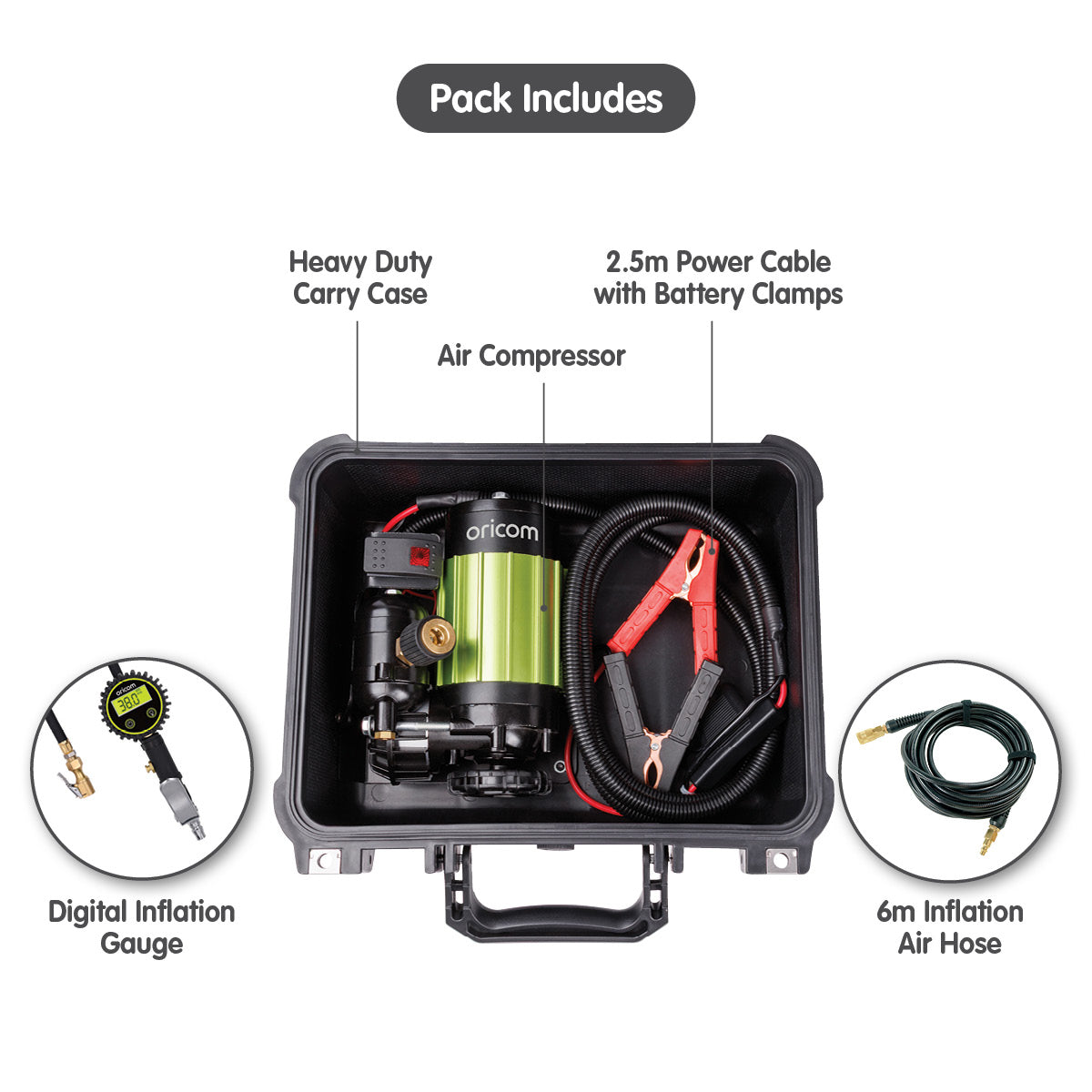 AIR30 Portable Air Compressor with Heavy Duty Case