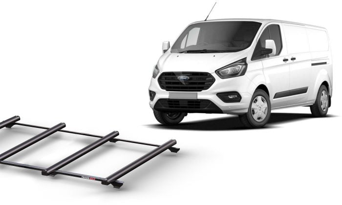 Thumbnail image of Ford Transit Custom LWB L/Roof (02/14 - 01/24) Trademax Crossbars x 4
