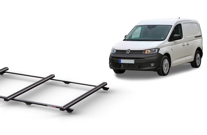 Thumbnail image of Volkswagen Caddy LWB (2005 - 05/21) Trademax Crossbars x 3