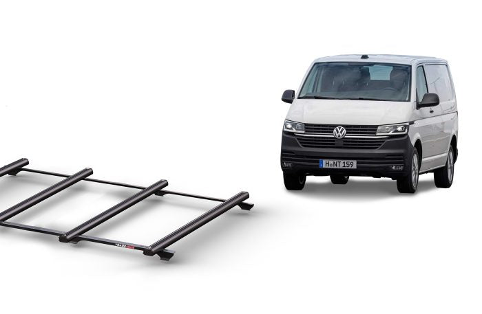 Thumbnail image of Volkswagen Transporter LWB (08/04 - Current) Trademax Crossbars x 4
