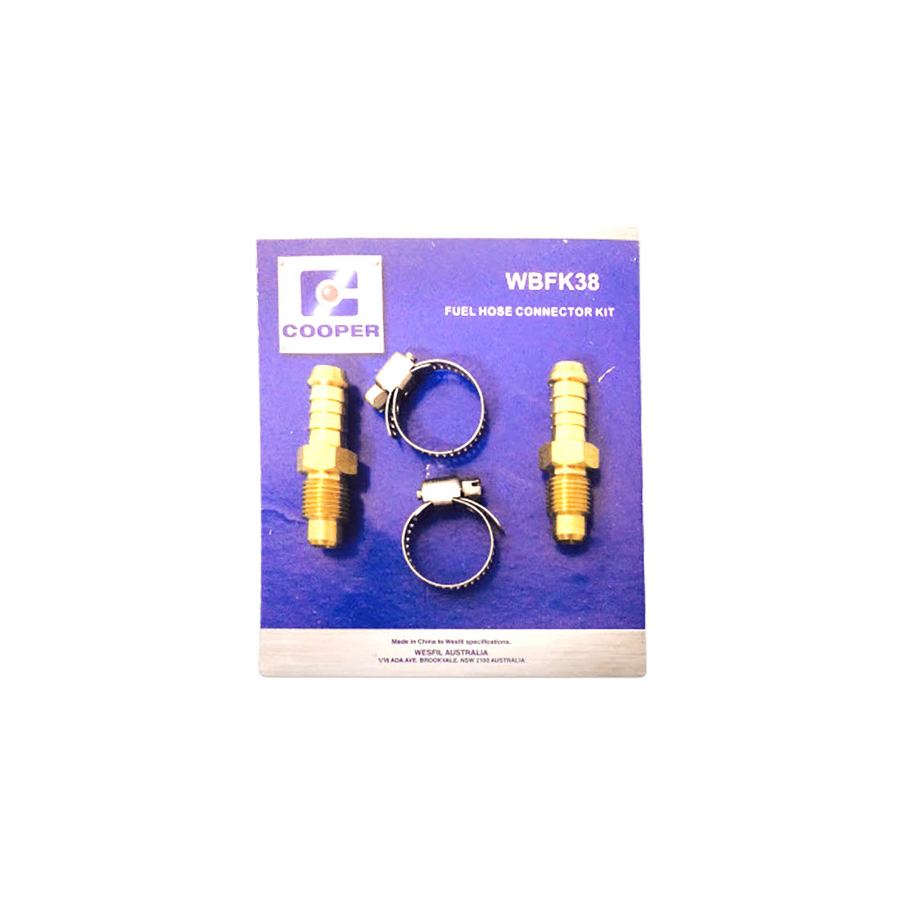 WBFK38 Brass Fitting Kit 3/8€� Suits WCFA01 - Wesfil (Cross Ref: )