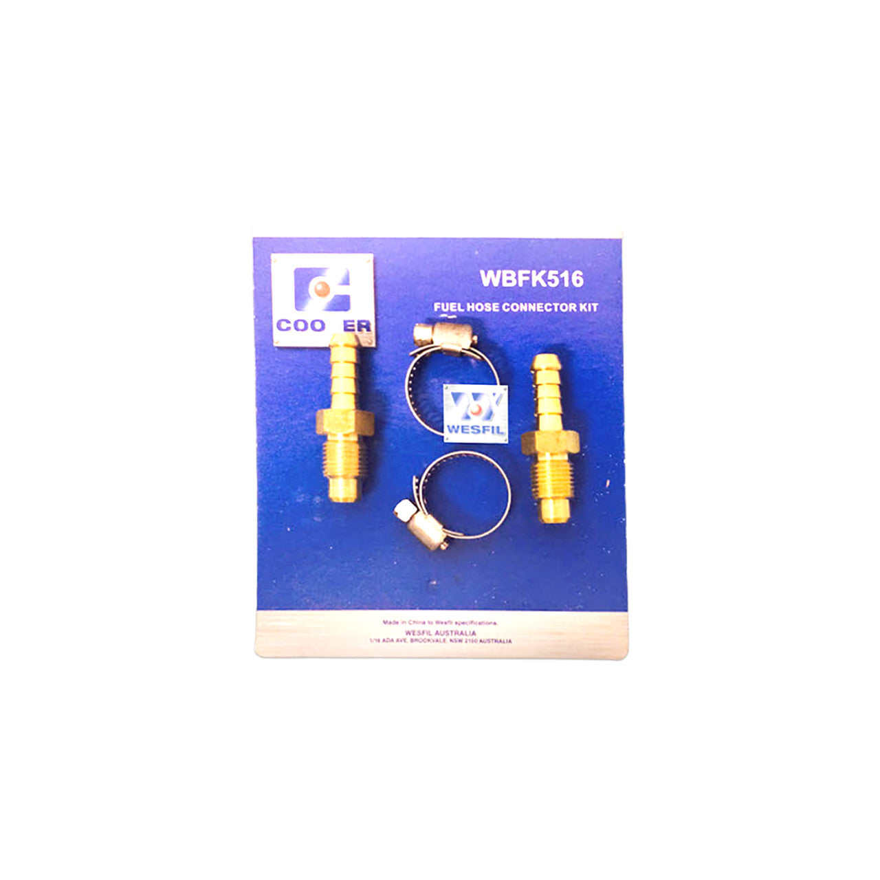 WBFK516 Brass Fitting Kit 5/16€� Suits WCFA01 - Wesfil (Cross Ref: )