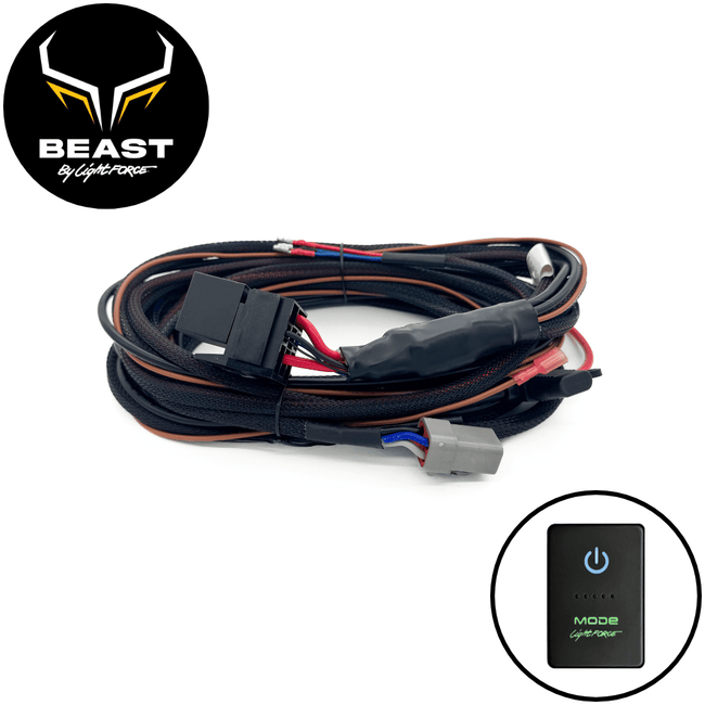 BEAST Driving Light Wiring Harness to suit Toyota Landcruiser 200 Series 2016 - 2021