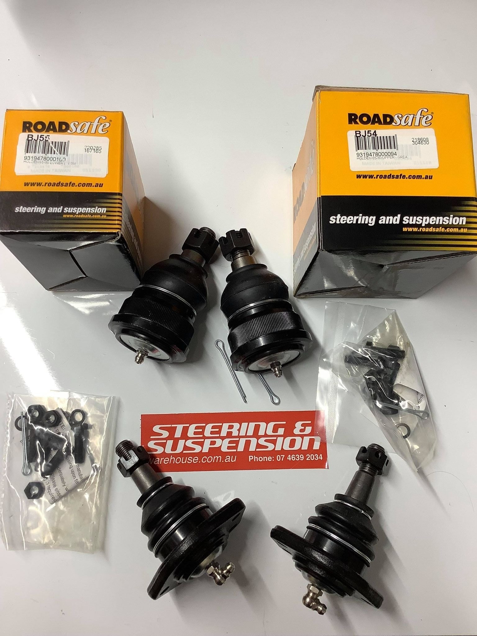 Holden HG-HJ-HK-HQ Upper and lower Roadsafe Ball joints