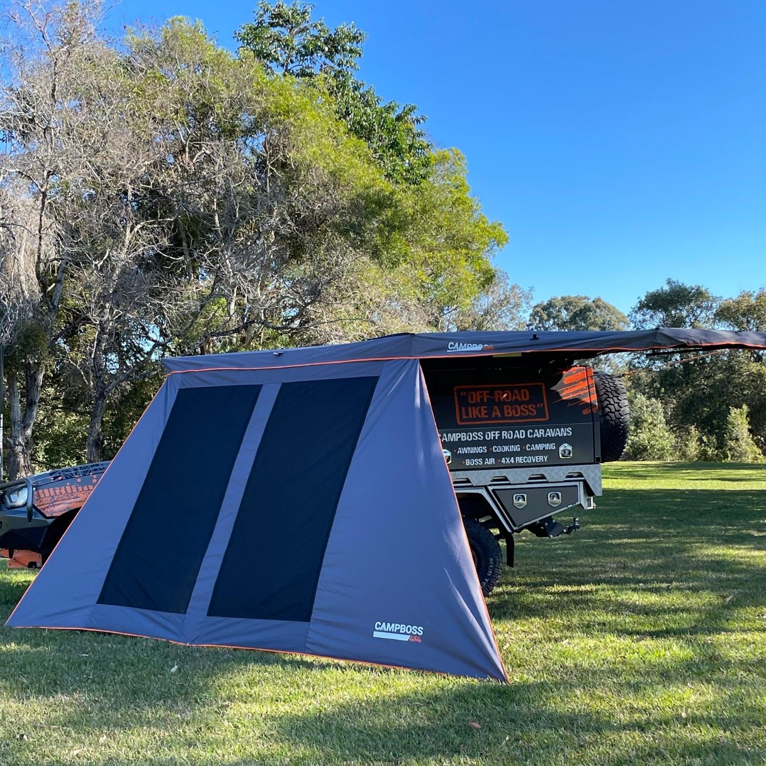 Campboss 180 Single Awning Wall