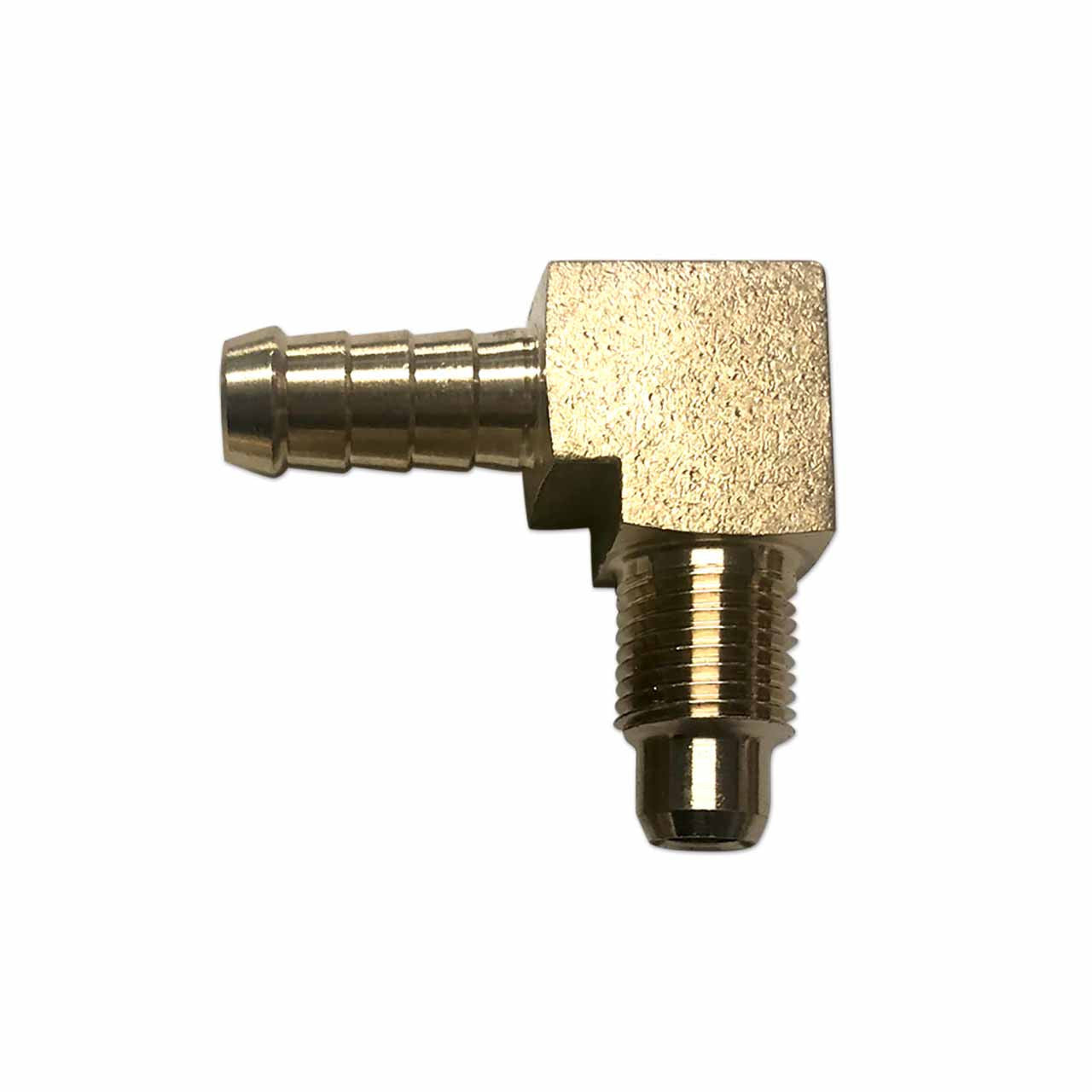 49WF 3/8" CAV Brass Barb 90° Bend Hose Fitting for Delphi 5836B100 Fuel Water Separator (CAV06-90)