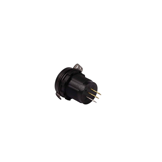 Dual Voltmeter With 3.0 Amp Usb Fast Charger