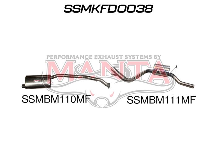 Falcon EA - AU 6 Cylinder Sedan Catback Muffler/Muffler