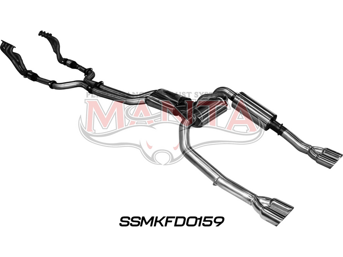 BA BF V8 4V Ute 3in L & R With Extractors Muffler/Muffler (SSMKFD0159)