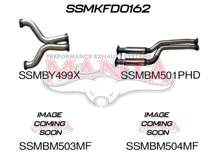 BA BF V8 Ute 3in L & R CatBack Hotdog/Muffler (SSMKFD0162)