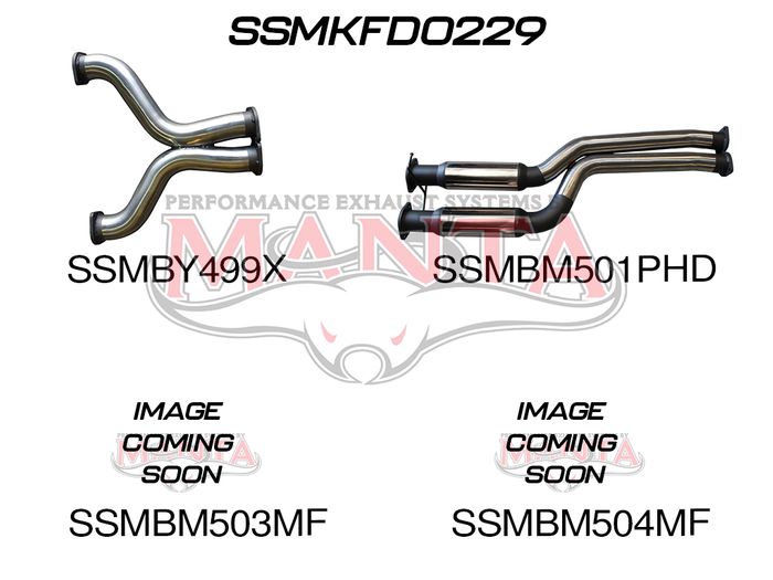 BA BF V8 Ute 3in L & R CatBack Hotdog/Muffler (SSMKFD0229)