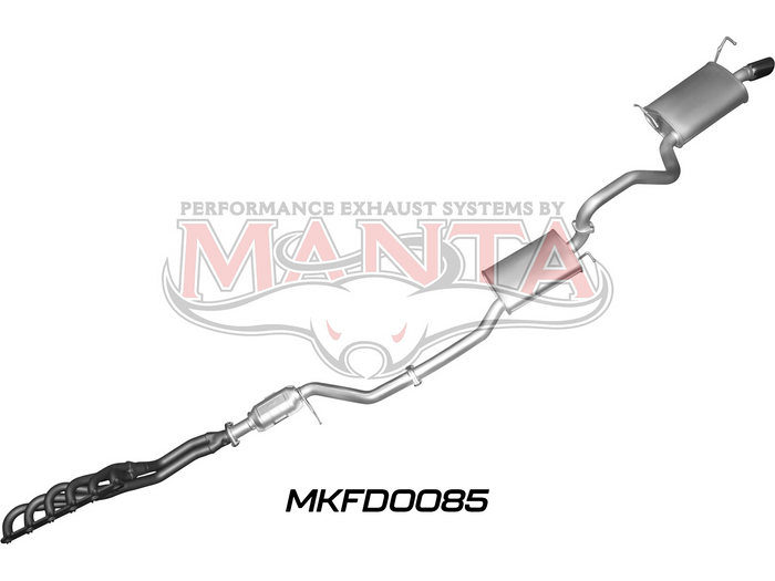 Falcon BA BF 6 Cylinder Sedan Full System Muffler/Muffler