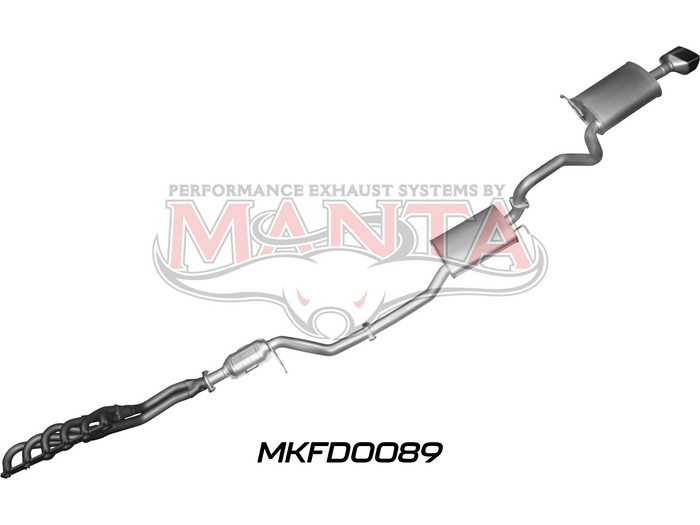 Falcon BA BF XR6 Sedan Full System Muffler/Muffler