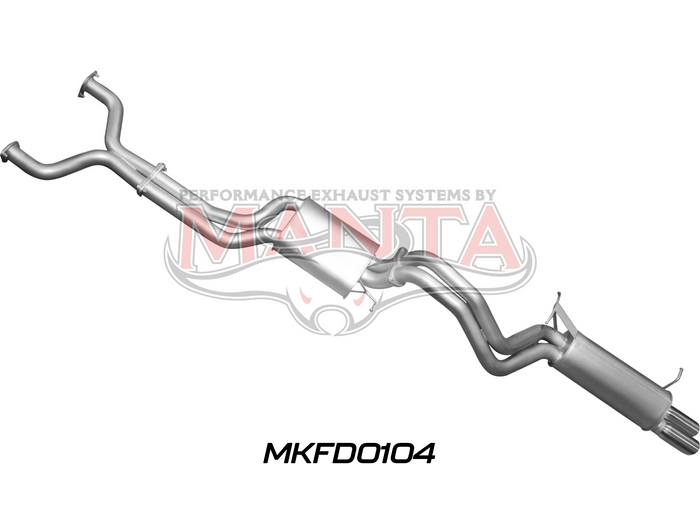 BA BF V8 Sedan 2.5in Dual CatBack Muffler/Muffler (MKFD0104)