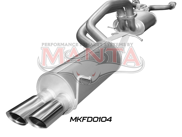 BA BF V8 Sedan 2.5in Dual CatBack Muffler/Muffler (MKFD0104)