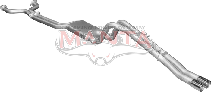 BA BF V8 Ute 2.5in Dual CatBack Muffler/Tailpipe (MKFD0148)