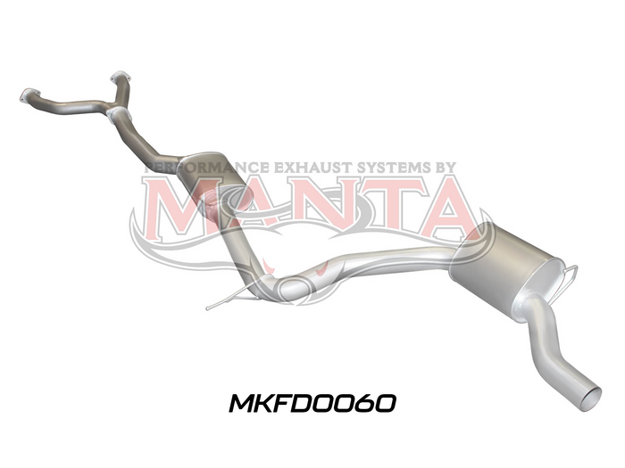 Falcon AU V8 IRS Sedan 3in CatBack Muffler/Muffler