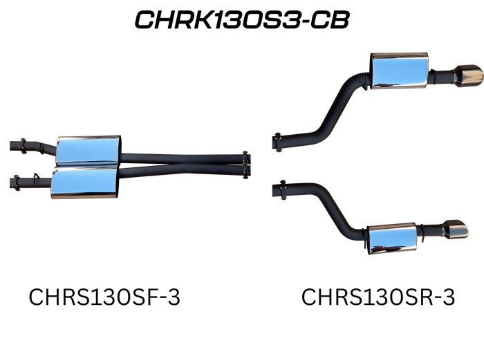 Chrysler 300C Sedan 5.7L & 6.1L V8 Twin 3in cat back exhaust system (CHRK130S3-CB)