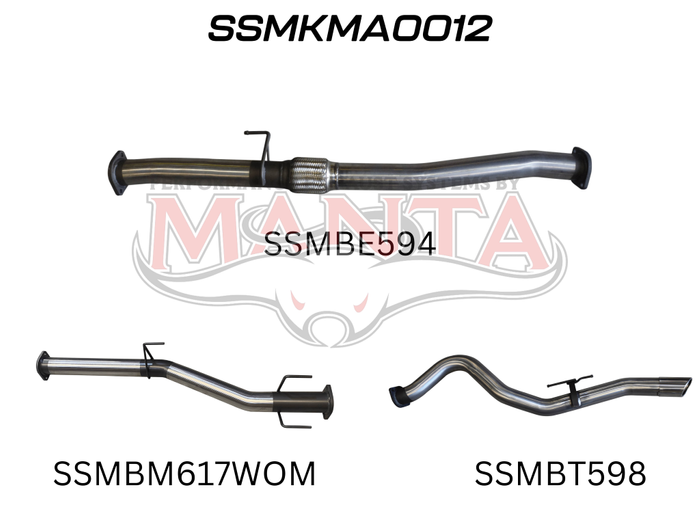 BT50 2020 ON 3.2L DPF BACK (SSMKMA0012)