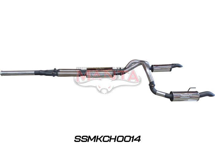 Chevrolet Silverado 1500 ZR2 6.2L V8 Cat Back Exhaust System with Centre & Rear Muffler (SSMKCH0014)