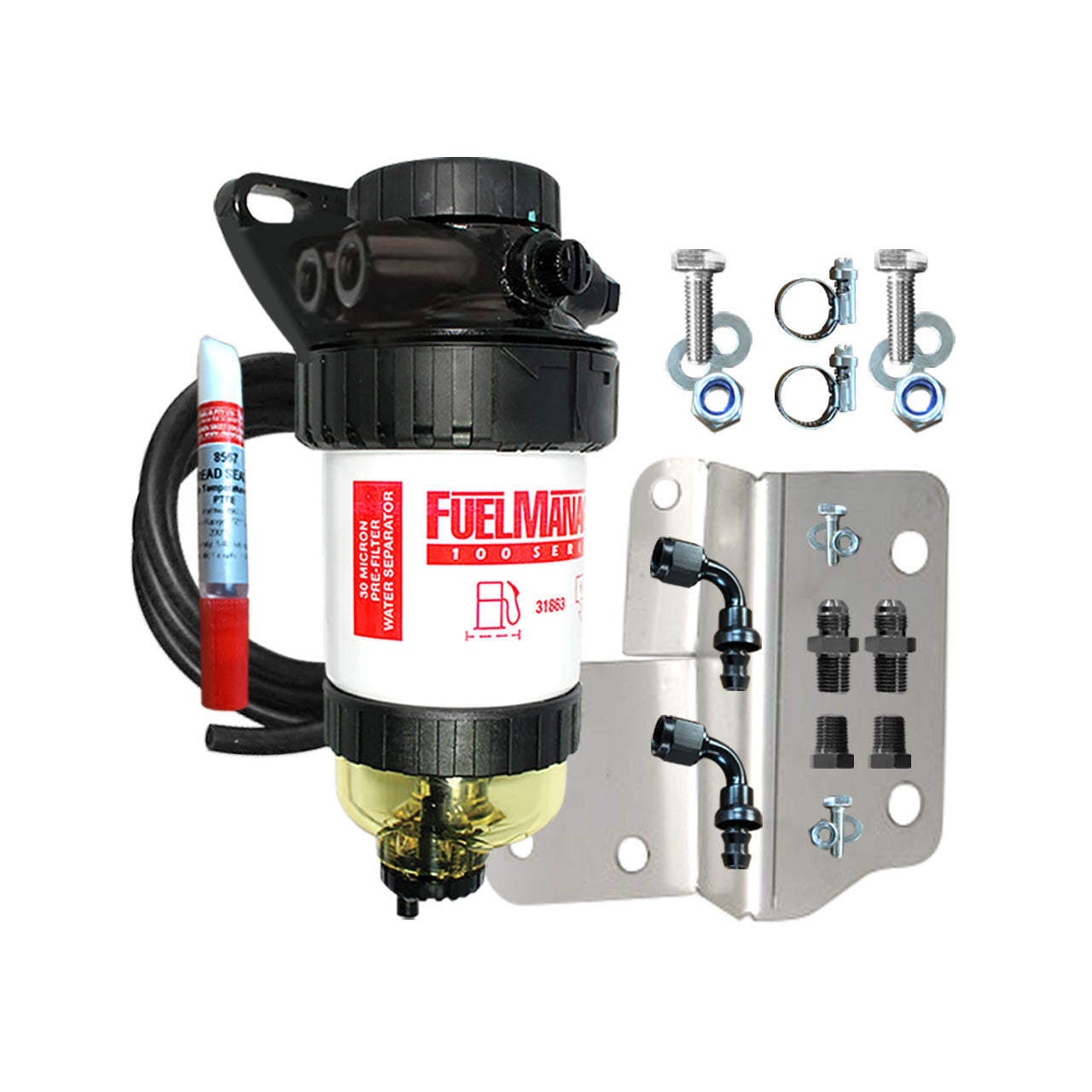 Nissan Patrol 2007-On Gu 3.0l Zd30 4.2l Td42 Fuel Manager Pre Filter Water Separator Kit Fm626dpk