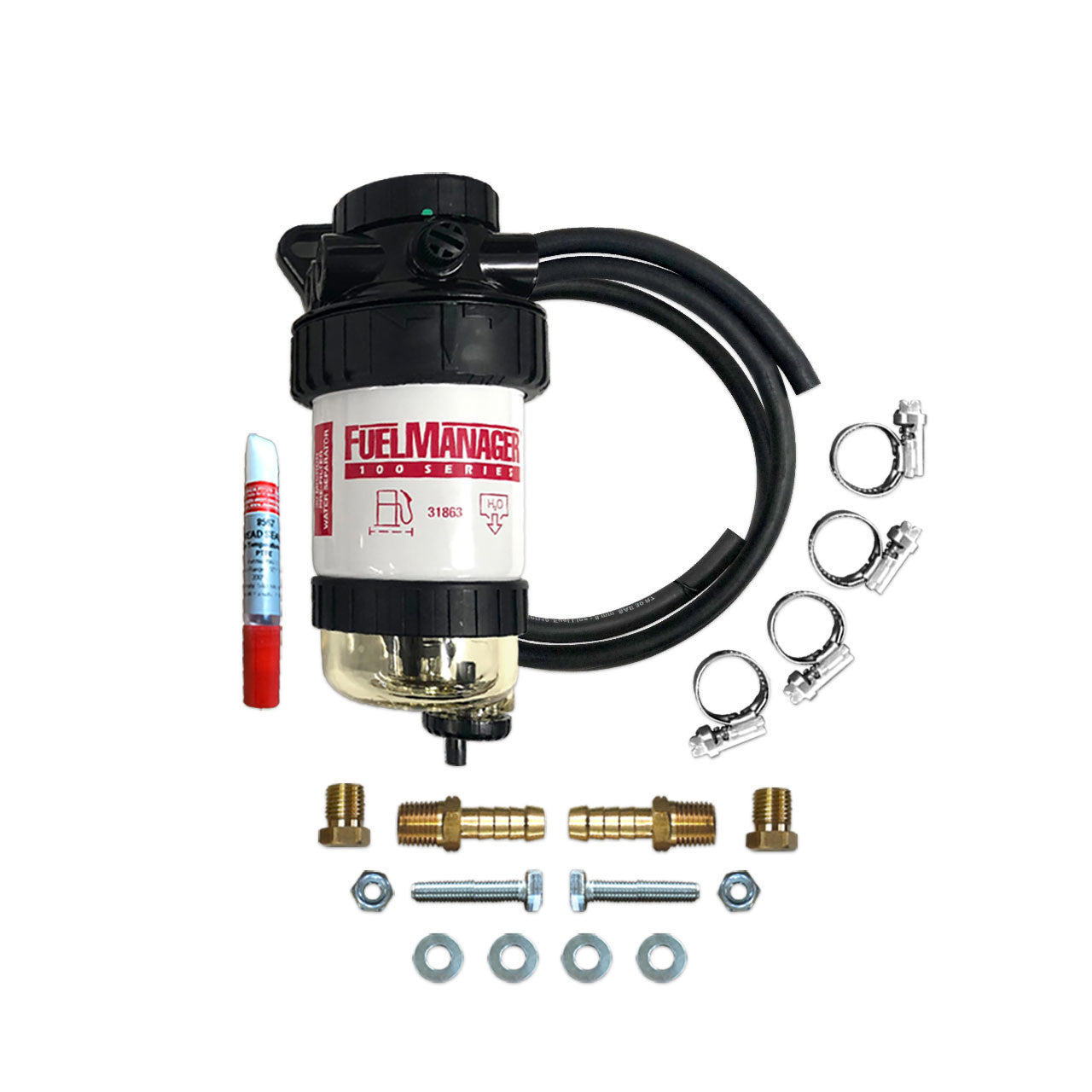 Toyota Landcruiser 70 Series 2007-on - Fuel Manager Pre Filter Dual Bracket Kit OS-30-FM